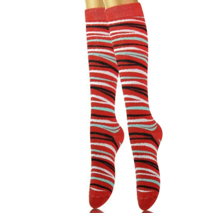 Tiger Stripe Kneww High Socks