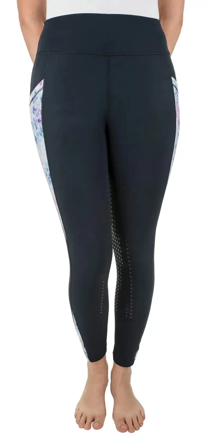 TuffRider Ladies Minerva 3 Season Printed Full Seat Tights