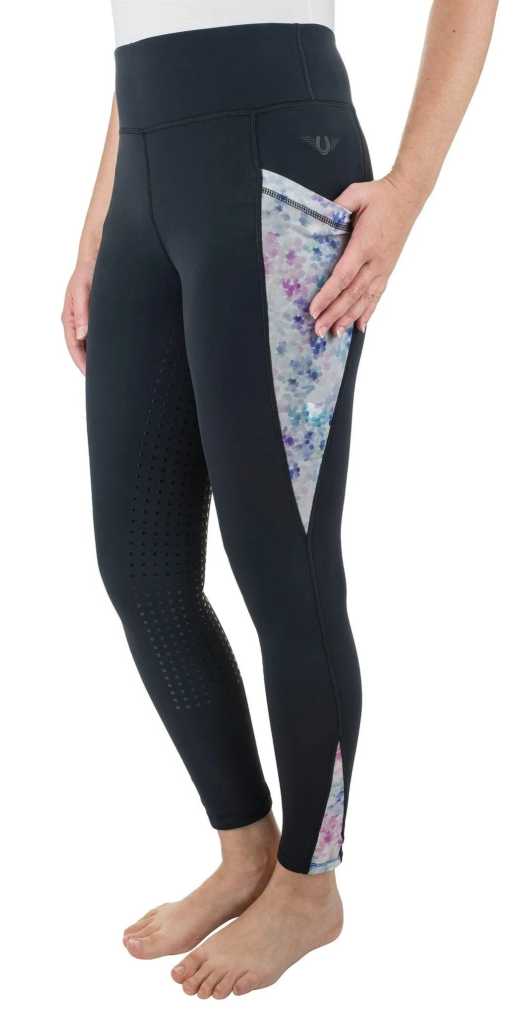 TuffRider Ladies Minerva 3 Season Printed Full Seat Tights