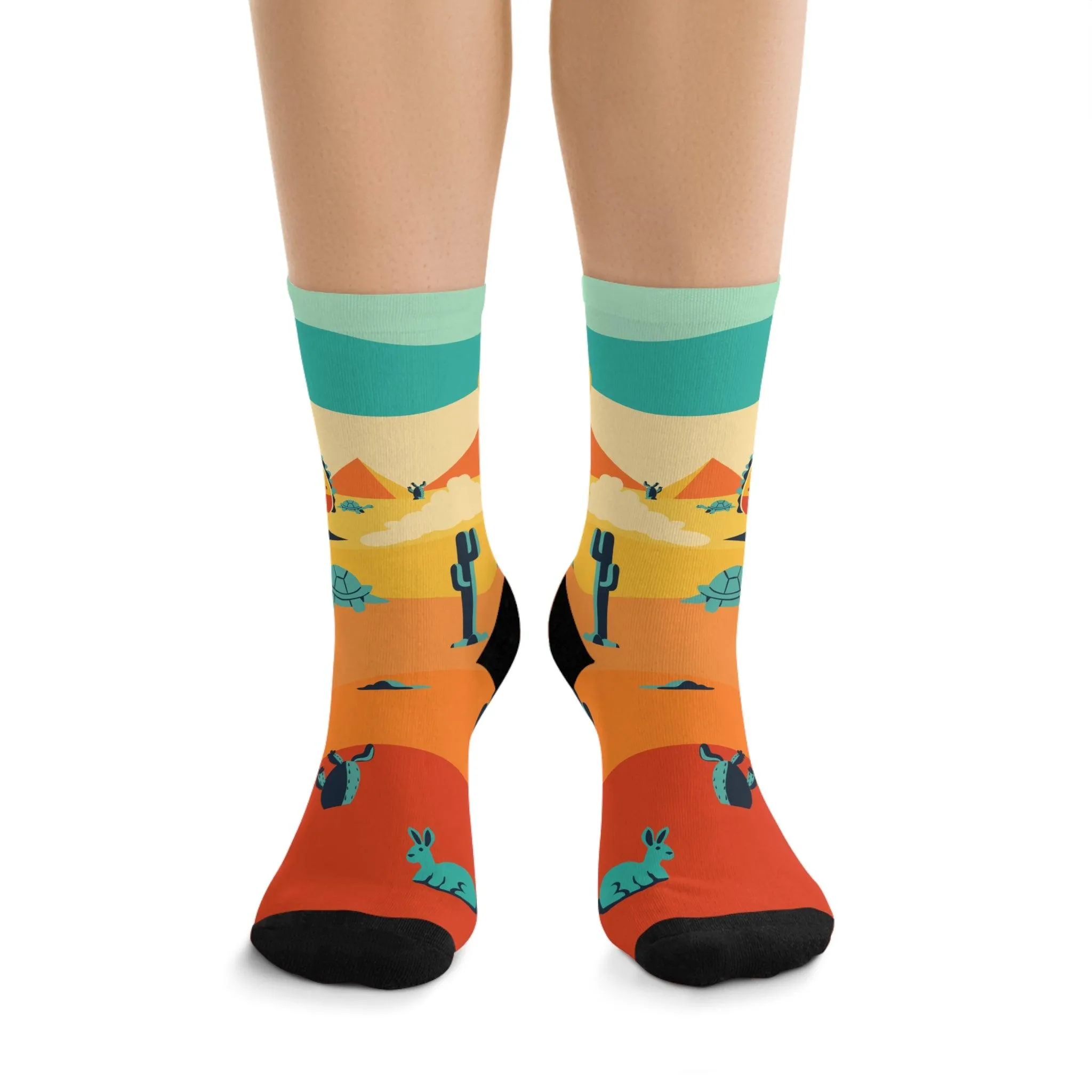 Unicorn Riding a Taco Socks