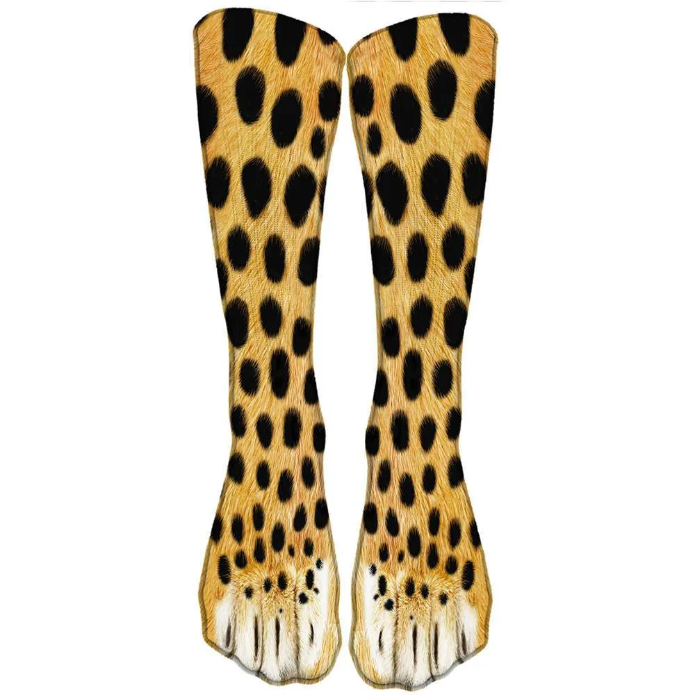 Unisex Cotton 3D Animal Print Happy Socks