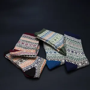 Unisex (EU 36-39) - Retro Vintage-Inspired Cozy Socks