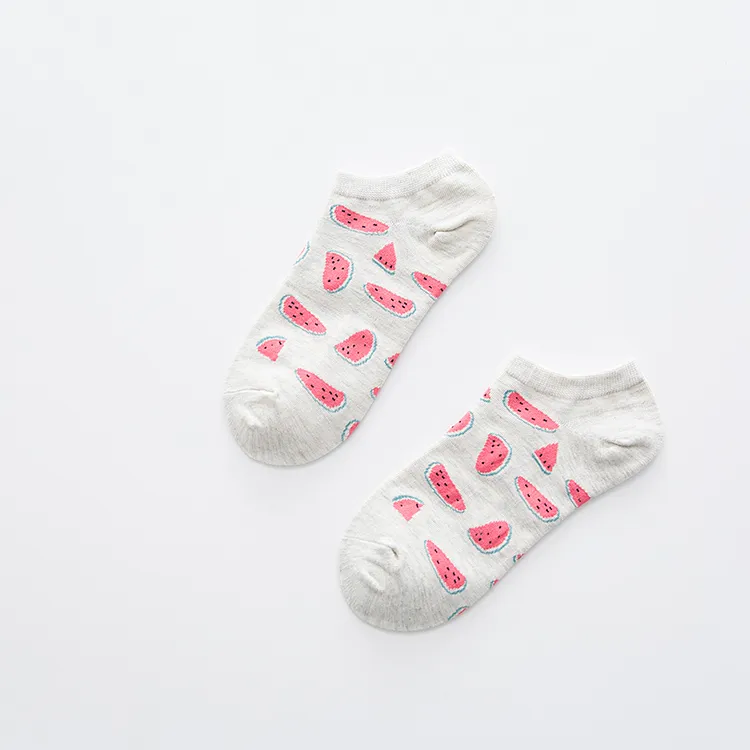 Watermelon Slice Socks (Ankle)