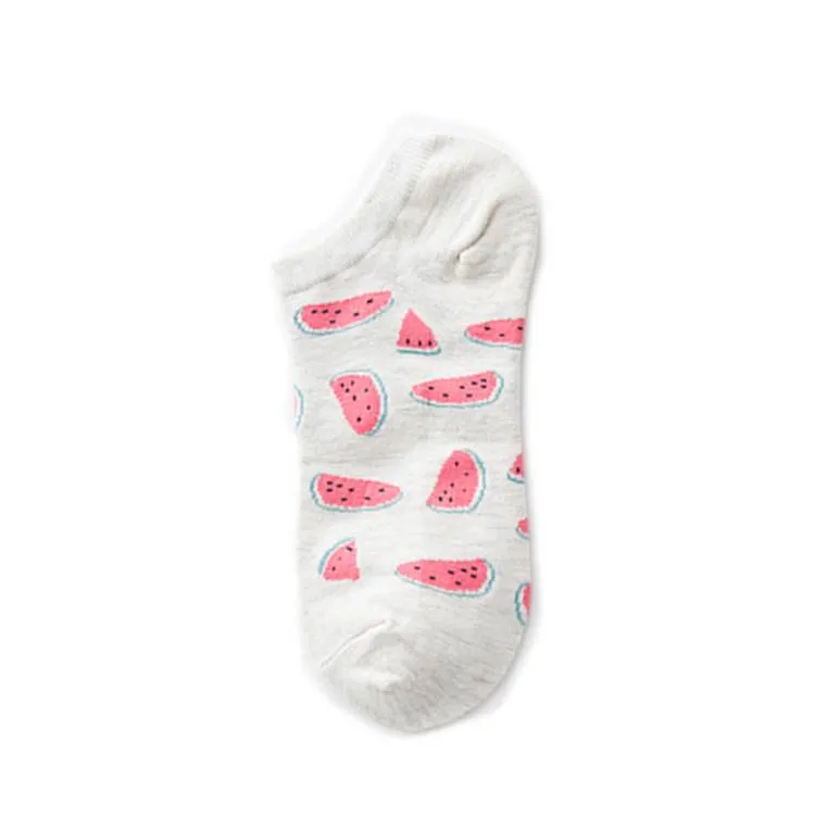 Watermelon Slice Socks (Ankle)