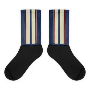 Windrush Mod Black foot socks by Robert Bowen